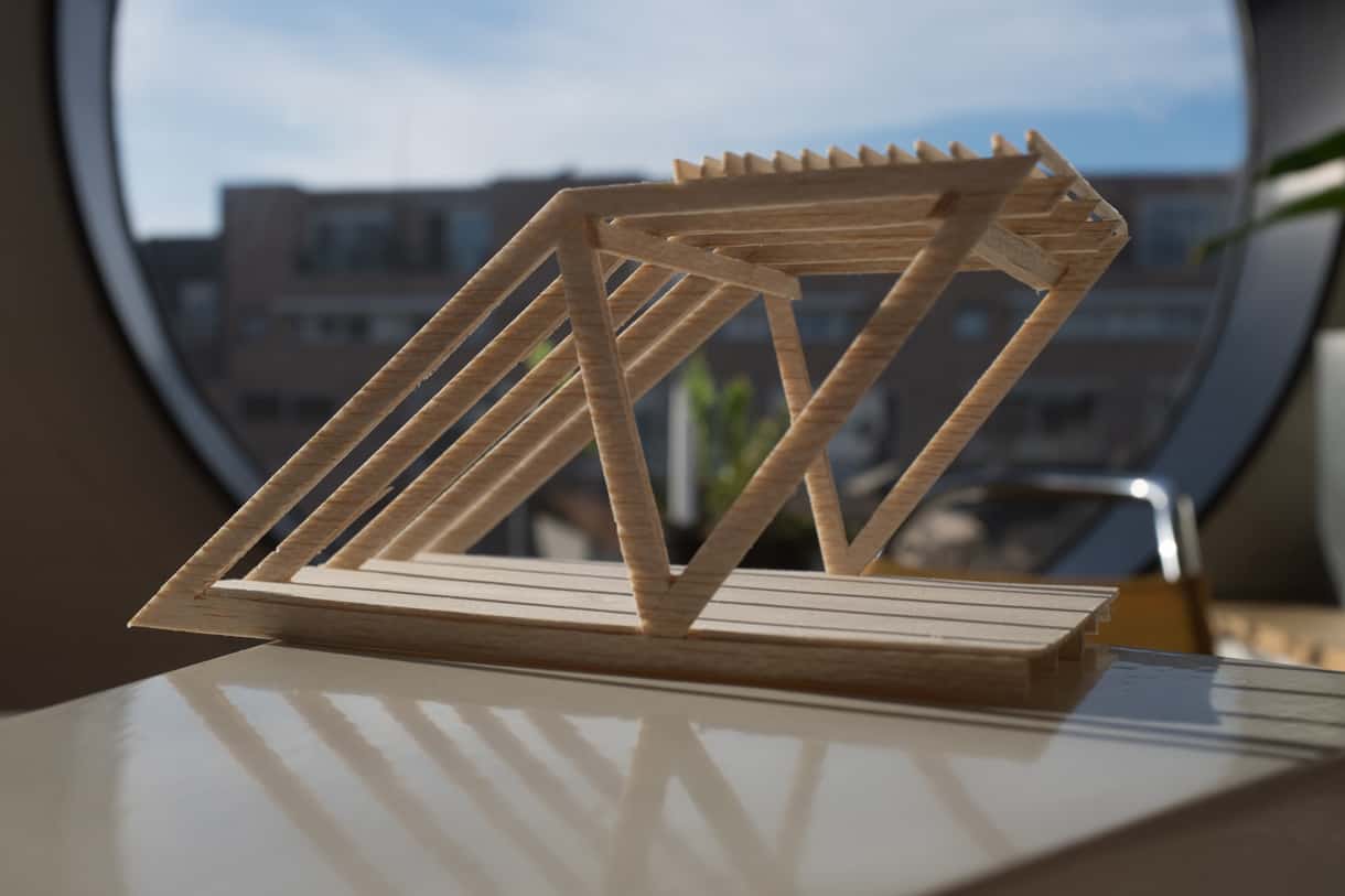 Rooftop paradise - houten model